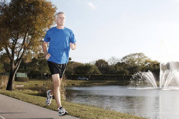 Men over 45 years encouraged to exercise for 30 minutes a day