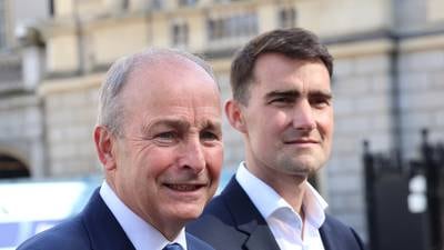 Micheál Martin names Jack Chambers as Fianna Fáil’s deputy leader