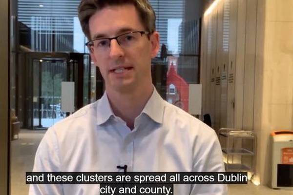 Covid-19: Dr Ronan Glynn pleads with Dubliners as virus spreads in households