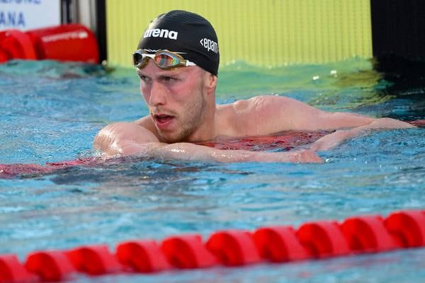 Daniel Wiffen leads 12-strong Ireland swimming team selected for the Olympics