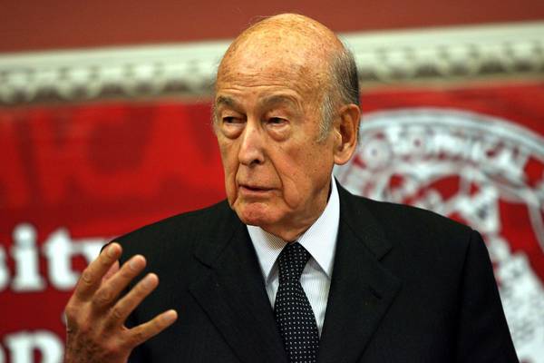 Journalist accuses ex-French president Giscard d’Estaing of groping her