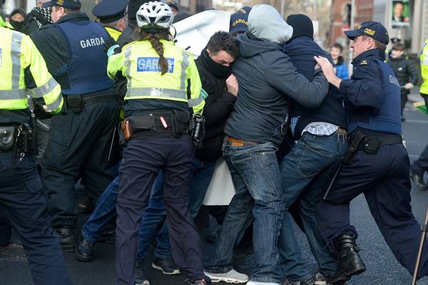 Rival protesters clash at Dáil rally against hate speech law