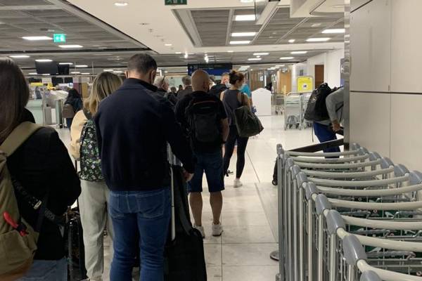 Dublin Airport apologises for ‘chaotic’ queues of up to two hours at security