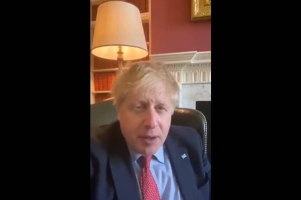 Boris Johnson says he has tested positive for coronavirus
