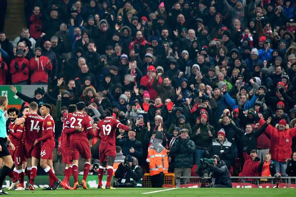 Salah and Mane strike again to send Liverpool into second
