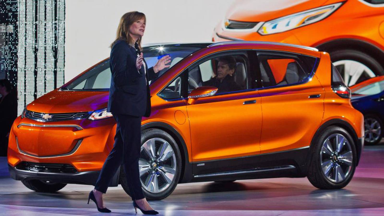GM shows off its latest electric car Detroit auto show The Irish Times