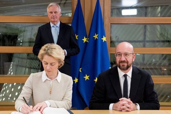 Brexit: European presidents sign withdrawal agreement