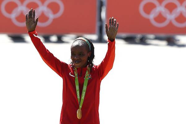 Rio Olympics marathon winner Jemima Sumgong fails drugs test