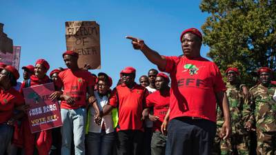 Economic Freedom Fighters on rise in South Africa