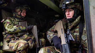 Defence Forces train in Co Wicklow ahead of Syria deployment