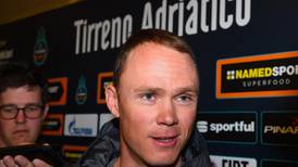 Froome critical of cycling boss for speaking of failed drugs test