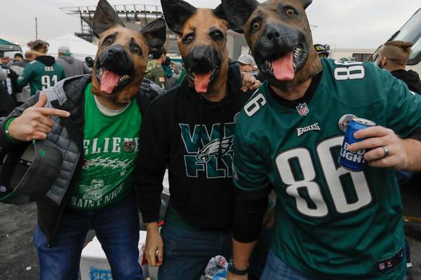 Booing Santa Claus and punching horses: meet the Philadelphia Eagles’ fans