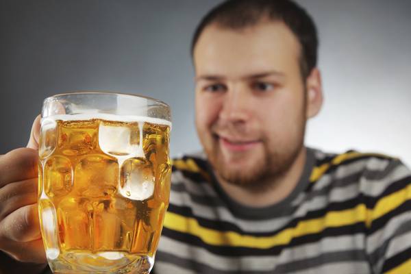 More than half of Irish men binge drink once a month, study finds