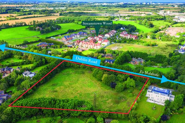 Ready-to-go prime residential site in Malahide for sale by tender