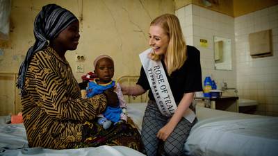 Rose of Tralee and doctor-to-be Elysha Brennan in Tanzania