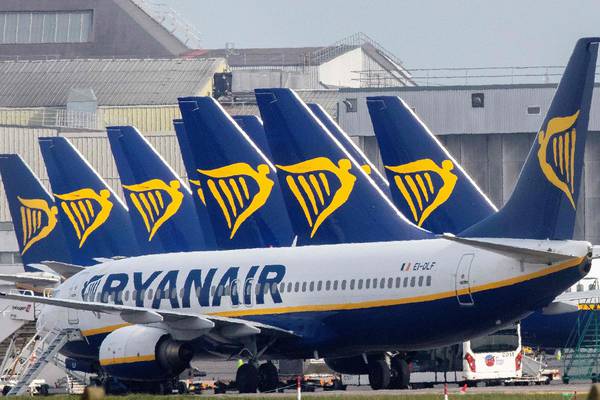 Ryanair forecasts ‘minimal traffic’ in June as restrictions remain across Europe