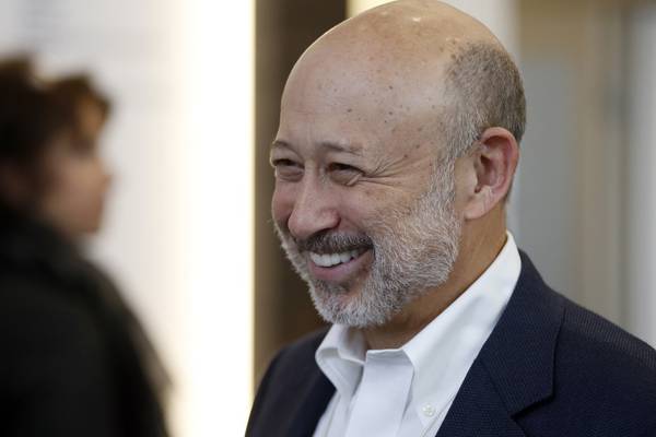 Goldman Sachs cut CEO’s annual compensation by 27%