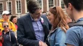 Woman who shared emotional moment with Simon Harris says he’s ‘an absolute hero’