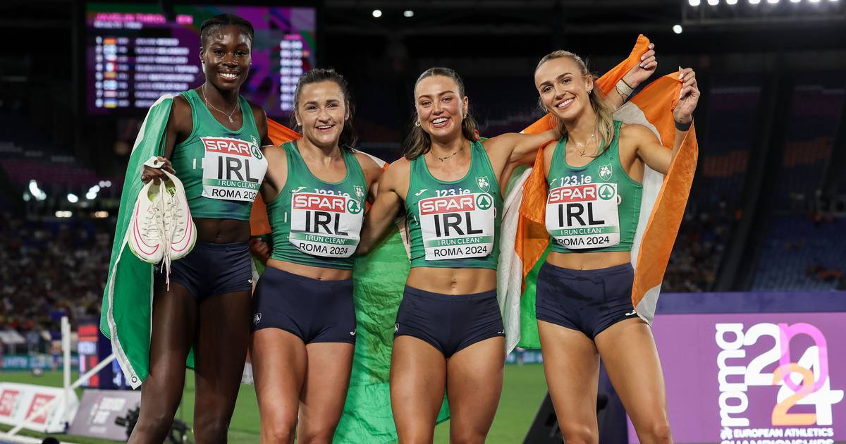 Les Irlandaises remportent l’argent au relais 4×400 m aux Championnats d’Europe d’athlétisme – Irish Times