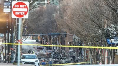 Nashville bombing suspect died in blast, say police