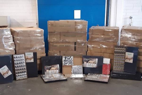Chinese-sourced tobacco, cigarettes worth more than €1m seized at Dublin Port