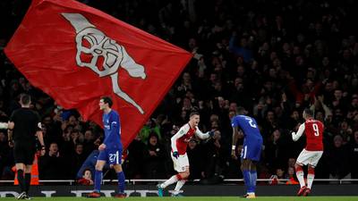 Rüdiger rues bad luck as Xhaka sends Arsenal to Wembley