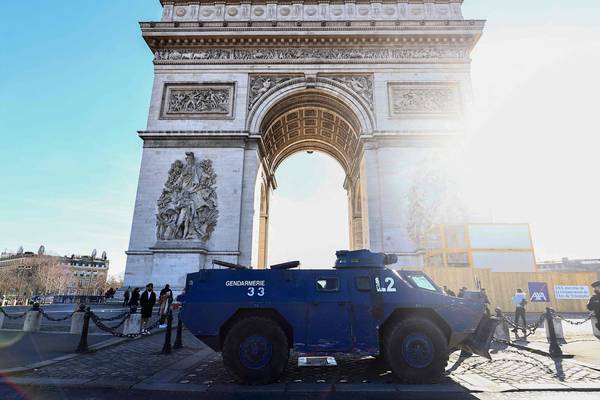 French police fire tear gas as protest convoy breaches cordon in Paris