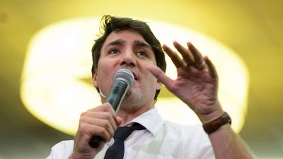 Justin Trudeau goes on the offensive ahead of Canadian election