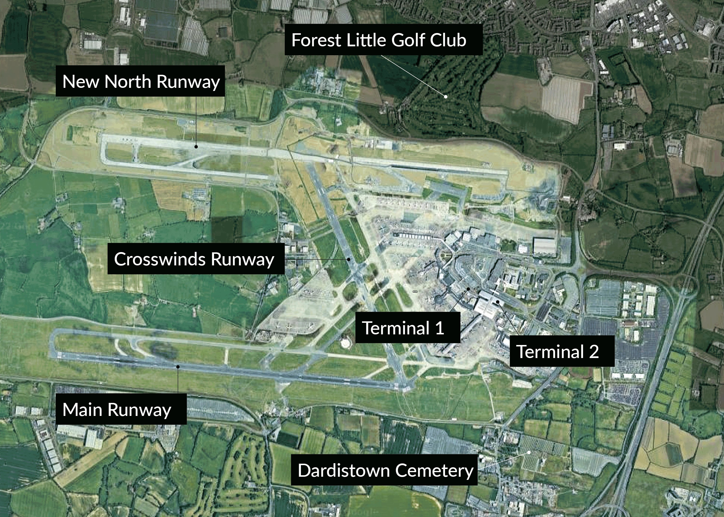 First flight departs from new 321m runway at Dublin Airport The