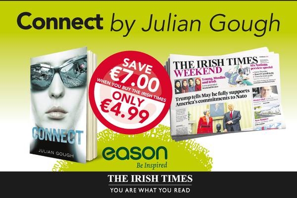 Saturday’s Irish Times offer at Eason is Connect by Julian Gough