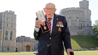 Record-breaking UK fundraiser Capt Tom Moore dies aged 100