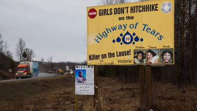 Dozens of women vanish on Canada’s Highway of Tears