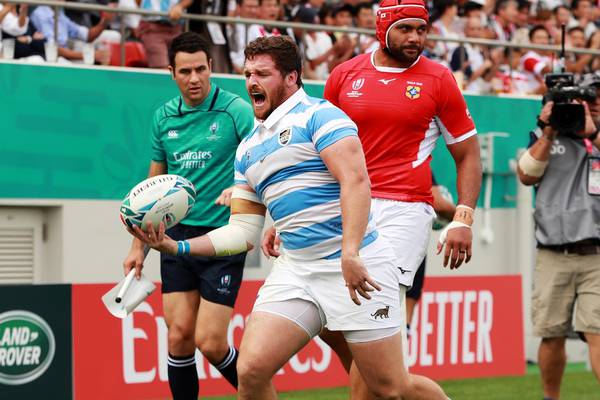 Rugby World Cup: Argentina blitz Tonga in first win