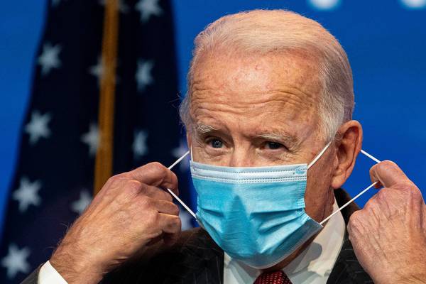 Biden to ask Americans to wear face-masks for his first 100 days in office