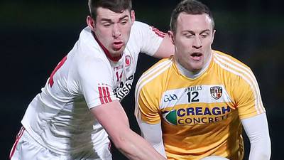Antrim footballers moving up in the world