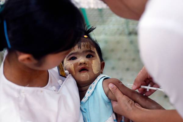 Rapid increase in measles cases around the world