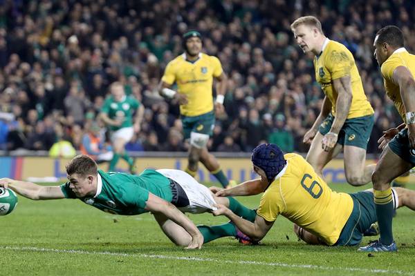 Garry Ringrose shows glimpse of future as he ducks, weaves and hits hard
