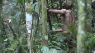 Remarkable footage of sole survivor of Amazon tribe emerges