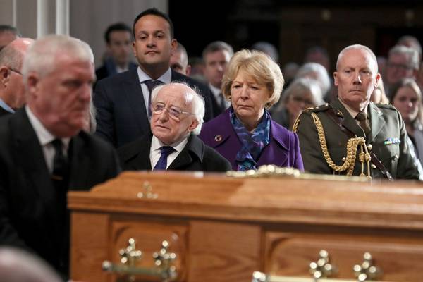 Gay Byrne was ‘a kind, generous and simple man’, funeral told