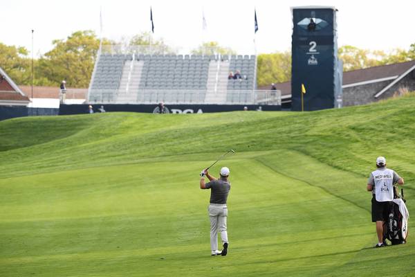 Graeme McDowell plots his own course to excellent opening 70 at US PGA