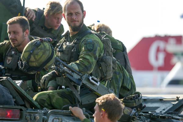 Sweden to re-introduce military conscription next year