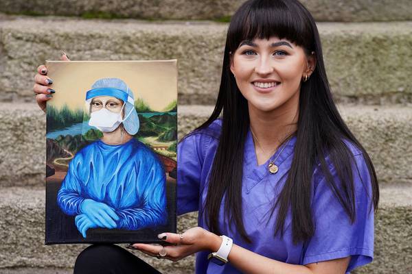 Corona Lisa: Long days in PPE inspire student to reimagine Da Vinci masterpiece