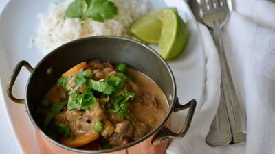 A slow-cooker coconut beef curry: maximum flavour with minimum fuss
