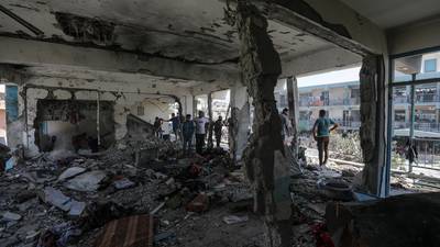 Dozens reported killed in Israeli strike on UN school in Gaza