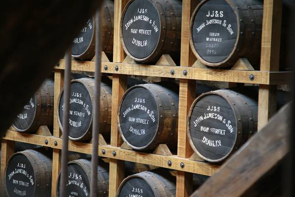 Sales of Irish whiskey hit as up to 400 jobs at risk