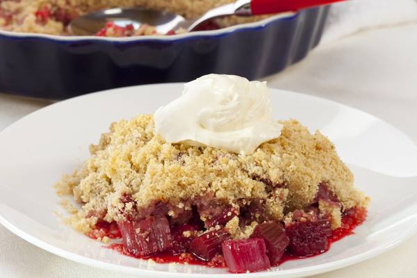 A special family recipe for fruit crumble