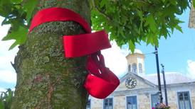 Red ribbon protest: Urban tree removals spark local demonstrations