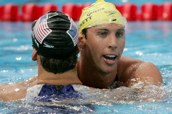 Michael Phelps: A golden shoulder to lean on