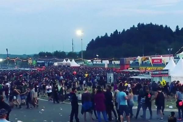 Germany’s  Rock am Ring music festival cleared over  terror threat