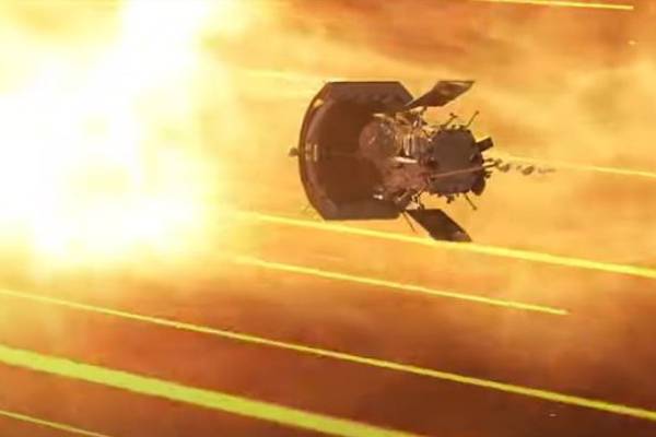 Solar flair: Nasa probe makes historic pass through Sun’s atmosphere